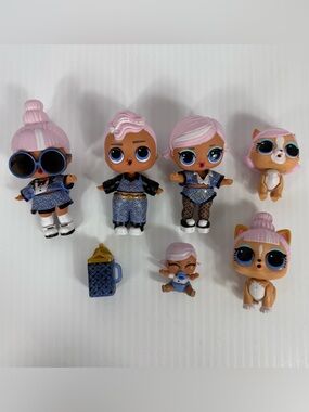 LOL Surprise! Uptown Family Dolls Pets Lot Bundle Limited Edition! MGA 2018